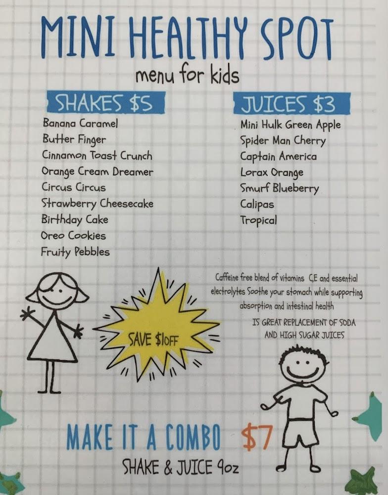 Vibras Healthy Nutrition Menu image 3